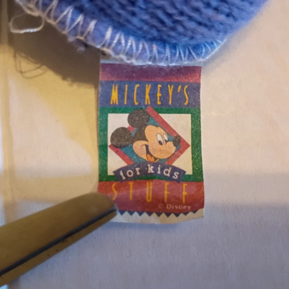 VTG Disney Knit Beanie with Character Design - Black, White, and‎ Purple